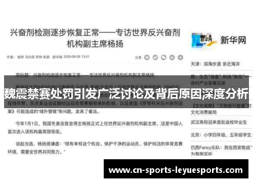 魏震禁赛处罚引发广泛讨论及背后原因深度分析
